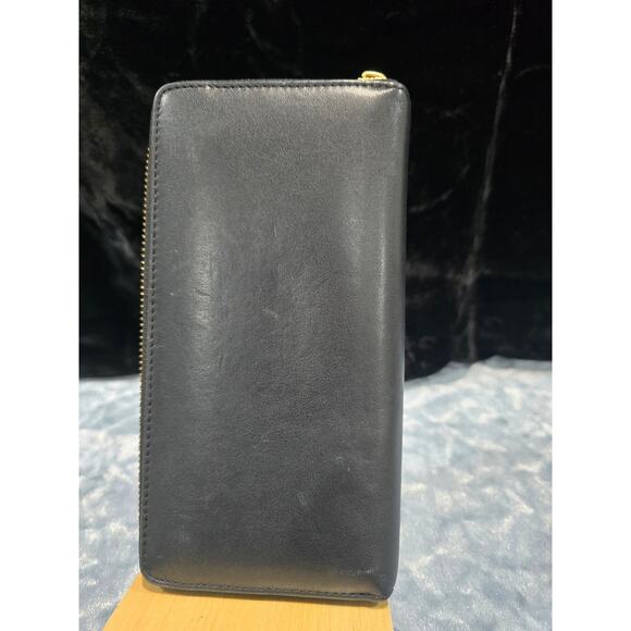 Tory Burch Black and Gold Wallet - Picture 2 of 9